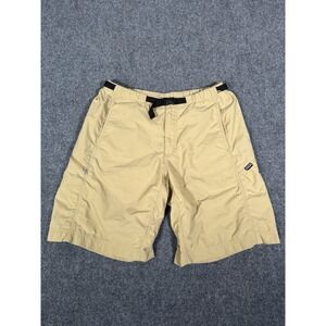 Patagonia Shorts Mens Medium Khaki Tan Belted Gi III Utility Hiking Outdoor 10"